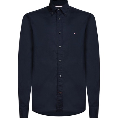 Tommy Hilfiger Риза с дълъг ръкав Tommy Hilfiger Core Flex Long Sleeve Poplin Shirt - Desert Sky DW5