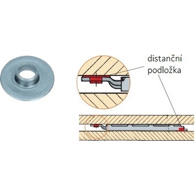 Hettich 9116231 dištančná podložka
