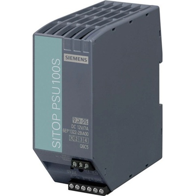 Siemens SITOP PSU100S 12 V/7 A sieťový zdroj na montážnu lištu (DIN lištu), 12 V/DC, 7 A, 80 W, výstupy 1 x