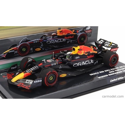 Minichamps Red bull F1 Rb18 Team Oracle Red Bull Racing N 1 World Champion Winner Azerbaijan Gp 2022 Max Verstappen Matná Modrá Žlutá Červená 1:43