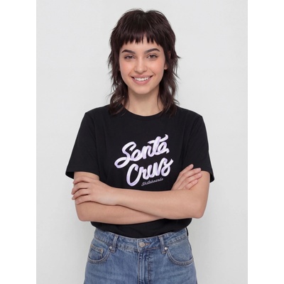 Santa Cruz Ribbon Script Front black