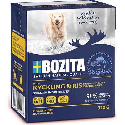 Bozita Dog: Пилешко месо и ориз в желе 370 г