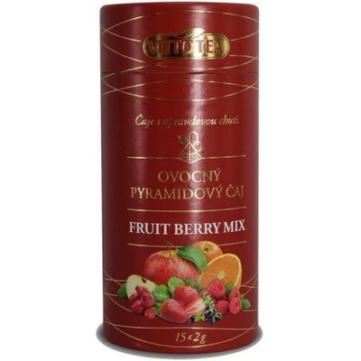 VittoTea čaj ovocný fruit berry mix tuba 30 g