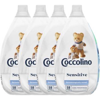 Coccolino Ultimate Care Sensitive Pure Ultra Concentrated Rinse 232 измиване 4x870ml