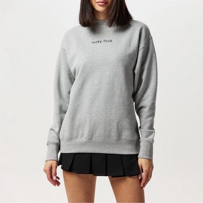 FCUK Блуза FCUK Women's Slogan Crew-Neck Sweatshirt - LUCKY FCUK