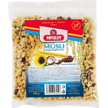 Novalim Bezlepkové granulované musli s hrozienkami 200g