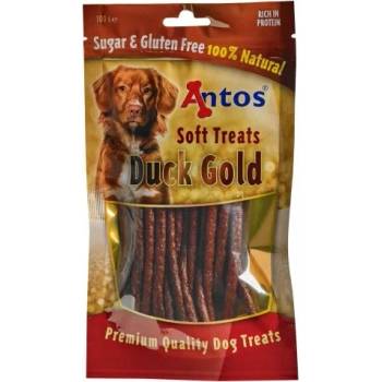 Image 1 of ANTOS Duck Gold - лакомство за куче - вкусни солети от патешко 100 гр - Нидерландия - 20222