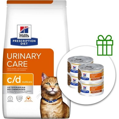 HILL'S Hill s Prescription Diet c/d Multicare 12 кг + 4 консерви безплатно