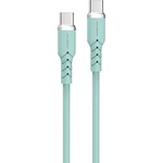 Powerton ENERGY PASTEL EDITION USB-C кабел, 60W, 1m, силиконов, ментов (WP60WG)