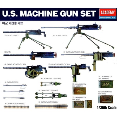 Academy US Machine Gun Set 1:35
