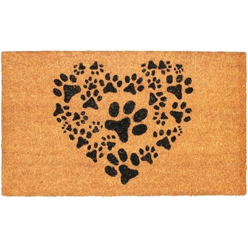 Home Elements Srdce z Tlapek kokosová běžová 43 x 73 cm