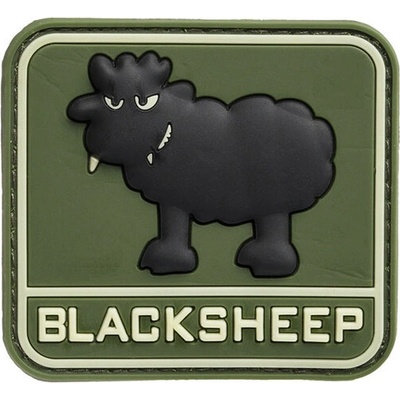WARAGOD 3D Nášivka BLACKSHEEP forest 6x5,5 cm