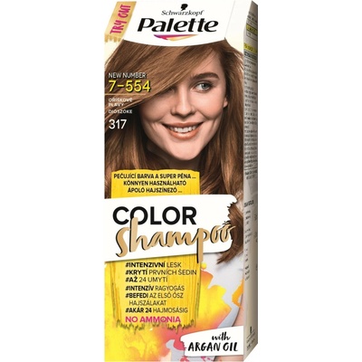 Schwarzkopf Palette Color Shampoo farba na vlasy 317 liesková blond, 50 ml