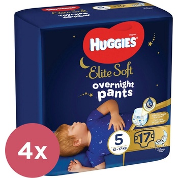 Huggies Elite Soft Pants OVN 5 4x 17 ks