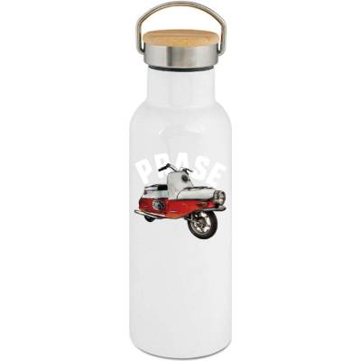 123TRIKO termoska ČZ 175 Čezeta, červený nápis, V14 500 ml motorka