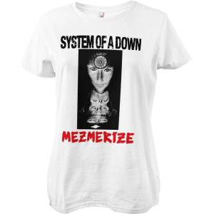 System of a Down Mezmerize White L Дамски Риза (WMX-5-SOAD002-H64-1-WH-L)