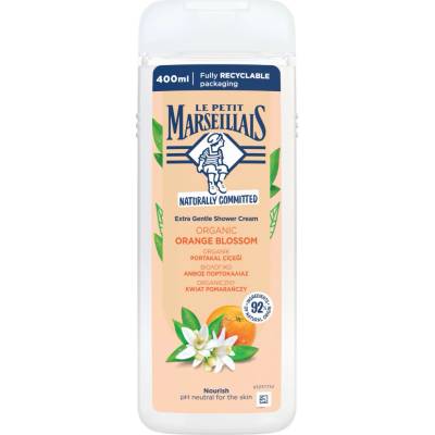 Le Petit Marseillais Extra Gentle Shower Cream Organic Orange Blossom hydratační a vyživující sprchový krém 400 ml pro ženy
