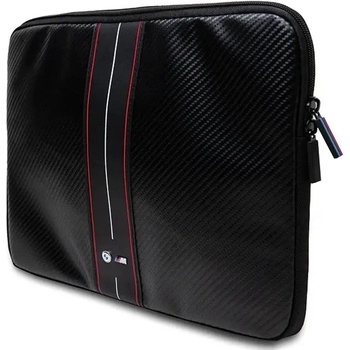 BMW Чанта за лаптоп BMW Carbon & Red Stripe, 14", черна (3666339239619)