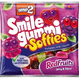 STORCK Nimm2 Smile gummi Softies Red Fruits 90 гр