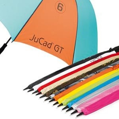 JuCad Umbrella with PIN 68" stříbrná – Zboží Dáma