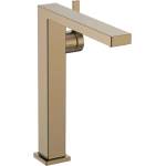 Hansgrohe Tecturis E - Смесител за умивалник с изпускателен клапан Push-Open, CoolStart, EcoSmart, матиран бронз 73070140 (73070140)