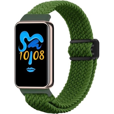 VSECHNONAMOBIL 111024 BRAIDED Nylonový řemínek pro Honor Band 10 / Honor Band 9 zelený