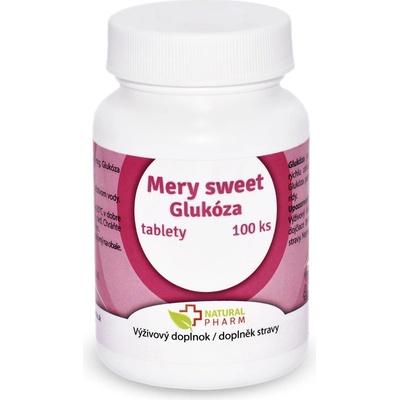 Natural Pharm Mery sweet Glukóza 100 tabliet