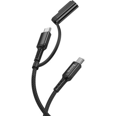Hoco U142 2v1 USB C na USB C Mag3 Hoco 240W 1,8m černý