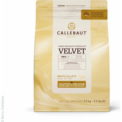 Callebaut Čokoláda biela Velvet 32% 2,5kg