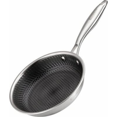 Elitehoff OCELOVÁ PÁNEV 20 CM S VOŠTINOVÝM POVLAKEM E-7545