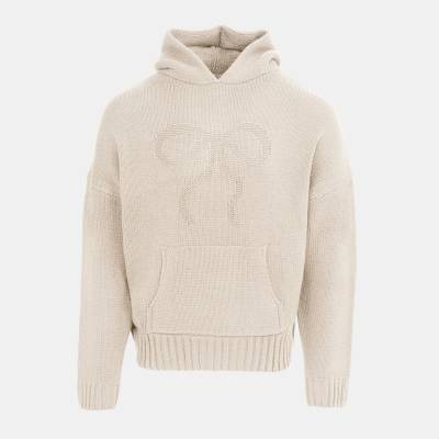 Miso Miso Bow Knit Hood Ld54 - Cream