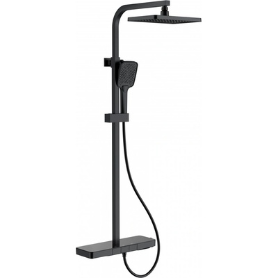 Inter Ceramic Термостатна душ система majestic 6703mb, регулируем, черен мат (6703mb)