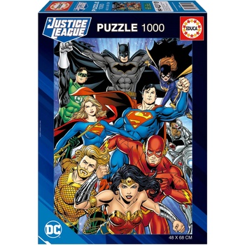 Image 1 of Educa Пъзел Educa от 1000 части - DC Comics: Лигата на справедливостта (EDU19935)