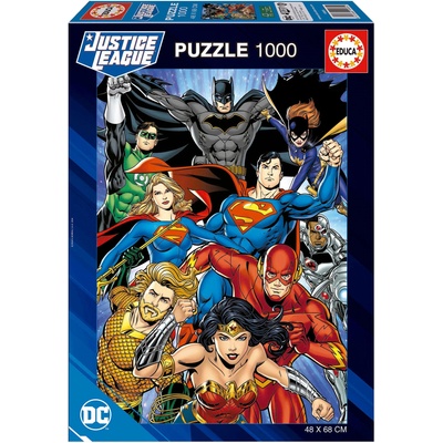 Educa Пъзел Educa от 1000 части - DC Comics: Лигата на справедливостта (EDU19935)