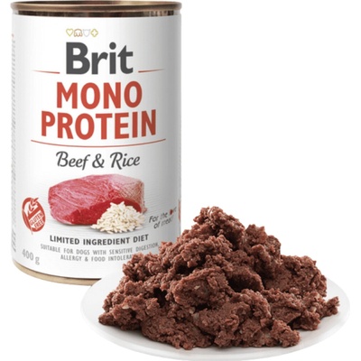Brit Adult Mono Protein hovězí a hnědá rýže 400 g