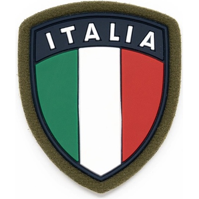 Nášivka ITALIA velcro plastová FAREBNÁ