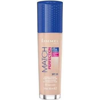 Rimmel Match Perfection tekutý make-up SPF20 81 Fair Ivory 30 ml