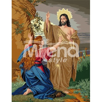 Milena Style Възкресение - гоблен със схема конци dmc 1: 4 с детайл 1: 1