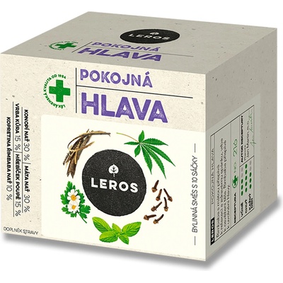 Leros Pokojná Hlava bylinný čaj řimbaba a vrba 10 x 2 g