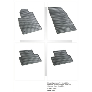 Image 1 of FroGum Гумени стелки Frogum за Opel Astra J след 2009 (pa0691-51285)