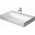 Duravit DuraSquare - Мивка, 80x47 cm, без преливник, с отвор за смесител, DuraCeram, бяла 2353800041 (2353800041)