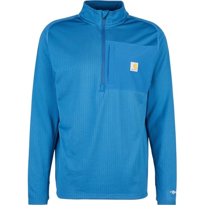 Carhartt WIP Мъжки поларен пуловер Carhartt Mock Neck Half-Zip T-Shirt Longsleeve - Dark Horizon Blue (216-6970-0213)
