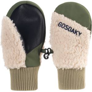GOSOAKY Детски ръкавици GOSOAKY Kid's Donkey Work Gloves - Bronze Green / Teddy - размер 128/140 (EU) (202-8369-0114)