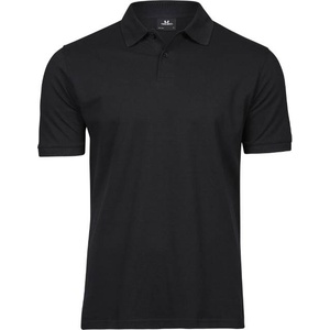 TEE JAYS tj1400 / Мъжка поло тениска от плътен памук - черна 5xl (18140000215)
