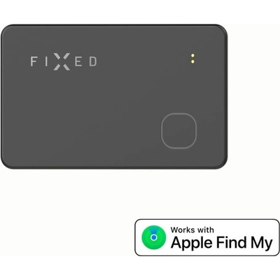 Smart tracker FIXED Tag Card s podporou Find My, bezdrátové nabíjení, černý FIXTAG-CARD-BK | Zboží Auto