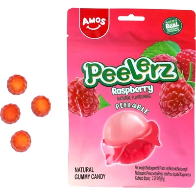 Amos Peelerz Gummy Raspberry 65 g