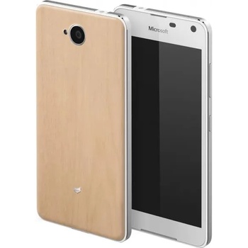 Image 1 of Microsoft Ms lumia 650 back cvr lgh wood