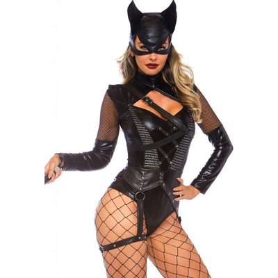 Leg Avenue Villainess Vixen čierny