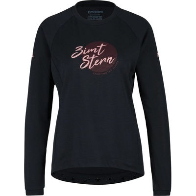 Zimtstern Дамска фланелка с дълъг ръкав за колоездене Zimtstern Women's Spunz Shirt L/S Cycling jersey - Dark Navy - размер XS (156-1852-0111)