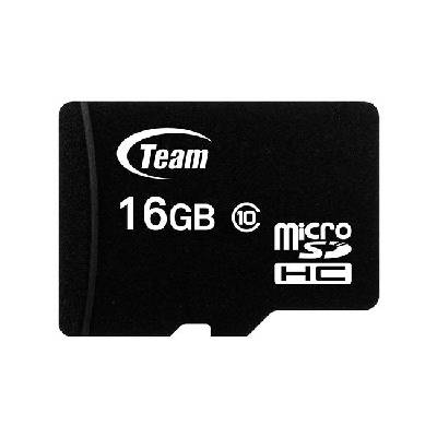 Карта памет TEAM micro SDHC, 16GB (TEAM-SDMICRO-16GB-CLASS10)